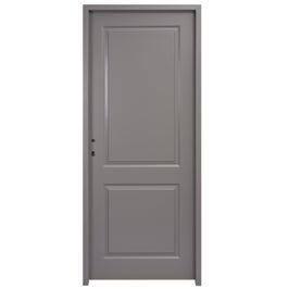 Usa de interior din lemn, Eco Euro Doors Robust, dreapta, vopsita gri RAL 7042, 205 x 76 cm
