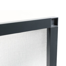 Plasa protectie insecte / tantari, pentru ferestre, aluminiu, gri antracit, 83 x 108.8 cm
