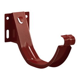 Carlig reglabil jgheab pentru sistem pluvial, Bilka, metalic, rosu maroniu (RAL 3009), lucios, D 150 mm