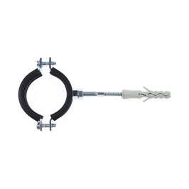 Colier metalic pentru tevi, cu garnitura de cauciuc, Friulsider, 1 - 1/2 inch + diblu nylon