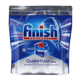 Detergent tablete pentru masina de spalat vase Finish (Calgonit) Quantum, aroma fresh, 36 tablete