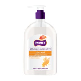 Sapun lichid Farmec Sensitive, glicerina, 500ml