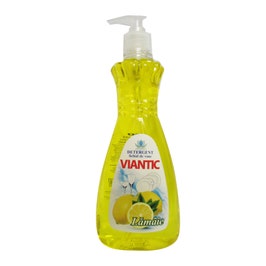 Detergent lichid pentru vase Viantic, aroma lamaie, 525 ml