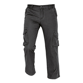 Pantalon Rahan, termoizolat, bumbac, negru, marimea L