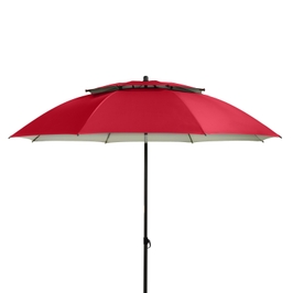 Umbrela soare pentru terasa Windprofi, rotunda, structura metal, rosu, D 200