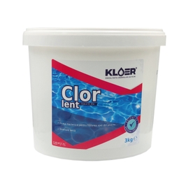 Clor activ granule Kloer, pentru apa piscina, 3 kg