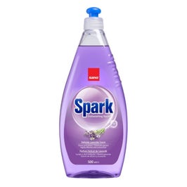 Detergent lichid pentru vase Sano Spark, parfum lavanda, 500 ml