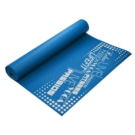 Saltea fitness DHS SlimFit, spuma, albastru, 173 x 58 x 0.4 cm