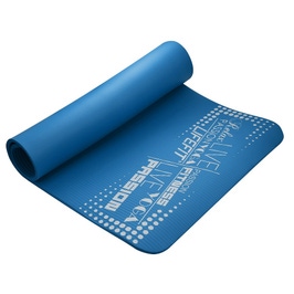 Saltea yoga DHS Exclusive, spuma, albastru, 100 x 58 x 1 cm