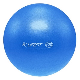 Minge fitness Overball DHS, PVC, albastru, 20 cm