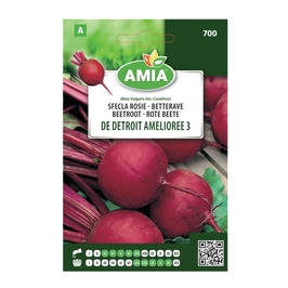 Seminte legume Amia A, sfecla rosie Detroit Amelioree