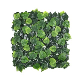 Gard viu artificial / Panou camuflaj frunze imitatie gard viu, verde, model Tilia mix, 50 x 50 cm