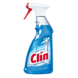 Detergent geamuri Clin Windows & Glass blue, cu pulverizator, 500 ml