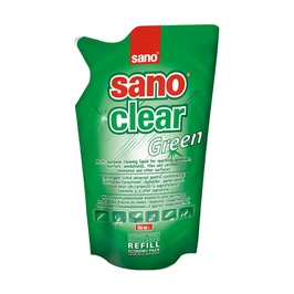 Rezerva solutie geamuri Sano Clear Green, 750 ml