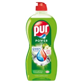 Detergent lichid pentru vase Pur Duo Power Apple, aroma mar, 450 ml
