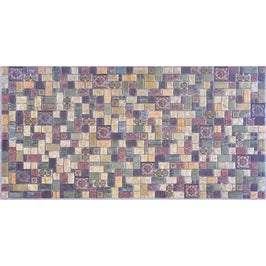 Panou decorativ Mosaic Travertine Sprinkling, PVC, multicolor, 93.5 x 47 cm, 0.4 mm