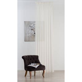 Perdea Mendola Fabrics, model Sable, Basic, voile creponat, bej, H 290 cm