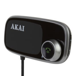 Modulator FM auto Akai FMT-16BT, Bluetooth, USB, Micro SD card reader, functie incarcator telefon, suport magnetic pentru telefon, afisaj LED