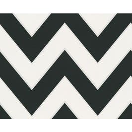 Tapet vlies, model geometric, AS Creation Black & White 939431, 10 x 0.53 m