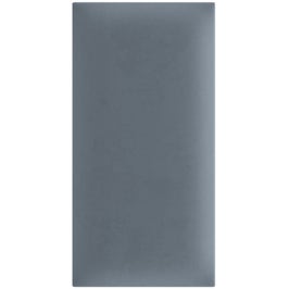 Panou decorativ tapitat, dreptunghiular, stofa, albastru marin, 60 x 30 cm, 30 mm
