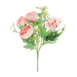 Buchet flori artificiale BH811, roz, 27 cm