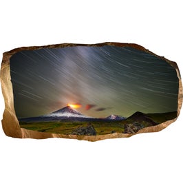 Fototapet hartie 3D Vulcanul erupe 150 x 82 cm