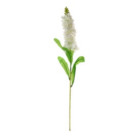 Floare artificiala JFR 255, panza + plastic, alb, 83 cm