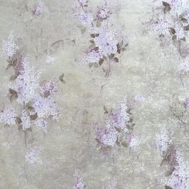 Tapet vinil, model floral, MallDeco Liliac Decor 6-1207, 10.05 x 1.06 m