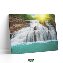 Tablou canvas Cascada, Picma, standard, panza + sasiu lemn, 80 x 120 cm