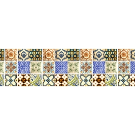 Panou decorativ bucatarie Splashback, compozit, luminescent, SPB 138, mozaic, 2600 x 750 x 3 mm