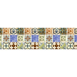 Panou decorativ bucatarie Splashback, compozit, luminescent, SPB 138, mozaic, 4000 x 750 x 3 mm