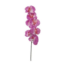 Floare artificiala orhidee 20423, Mercury, poliester, roz, 62 cm