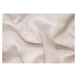 Perdea Mendola Fabrics, model Gamma, Jade, voile sablat, crem, 300 cm