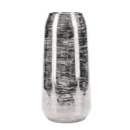 Vaza decorativa Ella Home, Silver, ceramica, argintiu, 30 cm