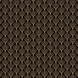 Fototapet vlies, Iconic Walls Adeline Black ICWLP00131, 312 x 270 cm