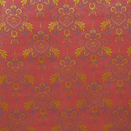 Autocolant floral 3680, rosu + galben, 0.45 x 3 m