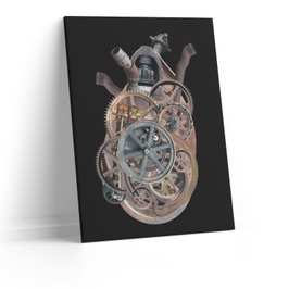 Tablou canvas Inima, Picma, standard, panza + sasiu lemn, 40 x 60 cm