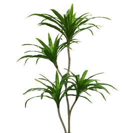 Planta artificiala fara ghiveci D4262, plastic + lemn, verde, 170 cm