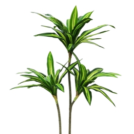Planta artificiala fara ghiveci D4265, plastic + lemn, verde, 140 cm
