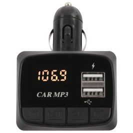 Modulator FM auto Home FMT 104, USB, microSD card slot, Aux in, functie incarcare dispozitive mobile, egalizator, panou de control rabatabil, telecomanda