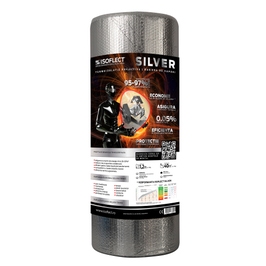 Folie termoizolanta Isoflect Silver, 3 straturi, 1.2 x 33.33 m, 40 mp