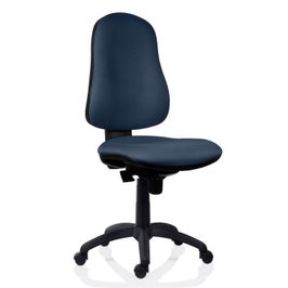 Scaun birou ergonomic Felix Syn, rotativ, textil E80, albastru inchis