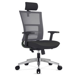 Scaun birou ergonomic Next PDH, rotativ, mesh + textil, negru + gri,1C