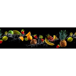 Panou decorativ bucatarie Splashback, compozit, luminescent, SPB 074, fructe, 2600 x 750 x 3 mm