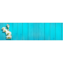 Panou decorativ bucatarie Splashback, compozit, luminescent, SPB 099, orhidee, 2000 x 600 x 3 mm