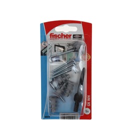 Diblu pentru gips carton, din nylon, cu carlig in vinclu, Fischer GK, 22 mm, 5 bucati