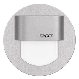 Spot LED aplicat Skoff Rueda mini stick, 0.8W, 32lm, lumina rece, 10V, IP20, argintiu