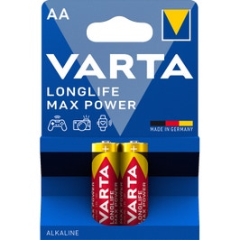 Baterie Varta Longlife Max Power 4706, AA / LR6, alcalina, 2 buc