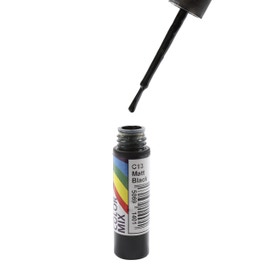 Corector auto Colormix Stift Matt Black, pentru intretinere caroserie, negru mat, 12.5 ml