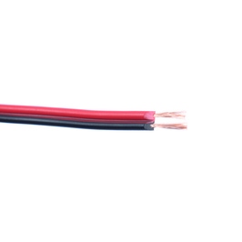 Cablu difuzor 2 x 0.5 mmp Hoff, rosu / negru